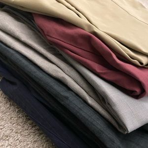 HUGE DRESS PANT BUNDLE, BR ZARA ALL 32x34